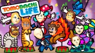 Tomodachi Life 3DS Adventure Time Miis Group Photo Fun Gameplay Walkthrough PART 13 Nintendo [upl. by Nelyt]