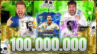 100 MIO COINS SBB ☠☠☠ Kompletter Bruch im Squad Builder Battle 🤕 EA FC 24 [upl. by Lodmilla]