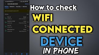 how to check wifi connected devices in mobile  how to check my wifi connected devices in hindi [upl. by Dave]