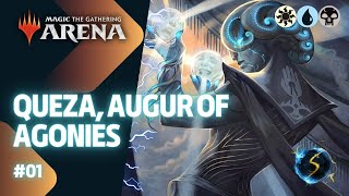 Its Showtime Queza Augur of Agonies ☀️💧💀 01  MTG Arena  Historic Brawl [upl. by Adamina]