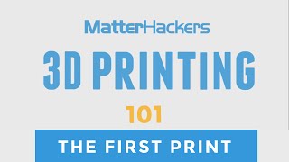 3D Printing 101 Getting Started with the First Print [upl. by Chubb]