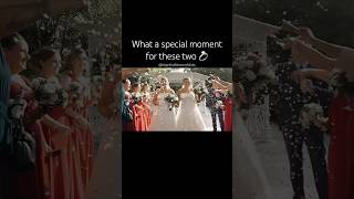 Filming Confetti Moments are the best 🎥 weddingvideographer weddingday wedding weddingfilm [upl. by Hairakcaz159]