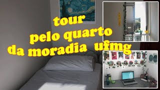 TOUR PELO MEU QUARTO DA MORADIA UFMG [upl. by Araic]