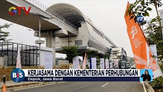 Mudahkan Penumpang Kemenhub dan Pemkot Depok Sediakan Bus Pengumpan ke LRT Harjamukti  BIS 2401 [upl. by Ecilahc]