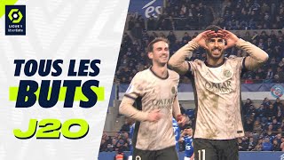 Tous les buts de la 20ème journée  Ligue 1 Uber Eats  20232024 [upl. by Lamori471]