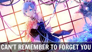 Nightcore Cant Remember To Forget You  Shakira ft Rihanna [upl. by Sollows]