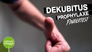 Fingertest nach Philipps  Dekubitusprophylaxe  Quick Tipp [upl. by Leopoldeen]