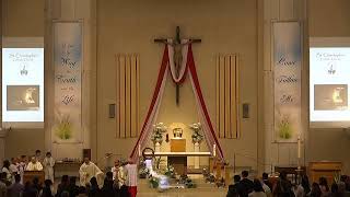 St Christopher Catholic Church Easter Vigil  March 30 2024 English Mass Livestream [upl. by Yerggoeg]