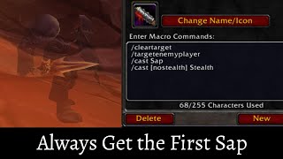 The Most Important Rogue Macros in PVP  Classic Wow [upl. by Lesak]