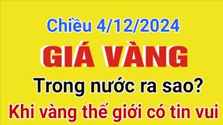 Giá vàng hôm nay 9999 chiều ngày 4122024 GIÁ VÀNG NHẪN 9999 Bảng giá vàng 24k 18k 14k 10k [upl. by Woodsum]