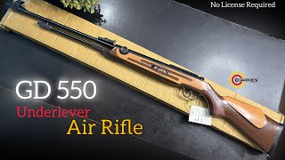 GD 550 Underlever Air Rifle l No License Required l Darken Sports [upl. by Aholah]