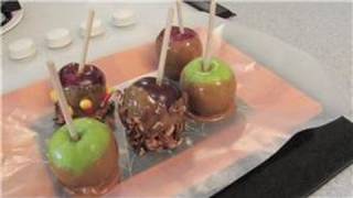 Halloween Treats  Scarily Scrumptious  Caramel Apples for Halloween [upl. by Anyer]