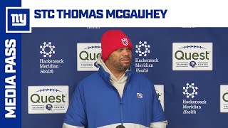 Thomas McGaughey on Gunner Olszewski  New York Giants [upl. by Morgun]