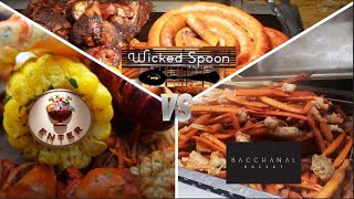 Las Vegas Buffet Battle Bacchanal vs Wicked Spoon vs Wynn Buffet Which buffet reigns supreme 🇺🇲 [upl. by Gelya877]