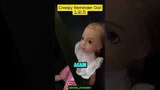 Creepy Reminder Doll 🕯️😱🧸 shorts shortvideo trending viral creepy dolls spooky [upl. by Cymbre]