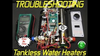 Troubleshooting Tankless Water Heaters In MINUTES  Step By Step [upl. by Eninej]