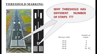 Runway Threshold marking [upl. by Eelydnarb]