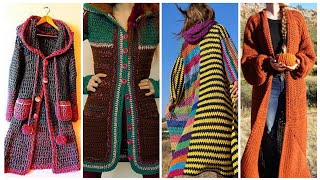 Latest New And Gorgeous Crochet Top coat And Shirt Collection For Women [upl. by Onitsirc739]