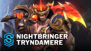 Nightbringer Tryndamere Wild Rift Skin Spotlight [upl. by Erbas174]