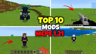 Top 10 Best Mod For Minecraft Pe 121  Best Mod Mcpe 121 FPS BOOST 🔥 [upl. by Appolonia]