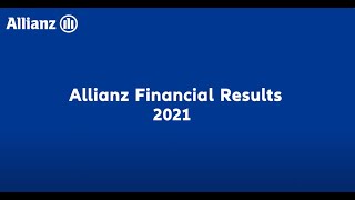 Allianz Financial Results 2021 Highlights [upl. by Lunette]