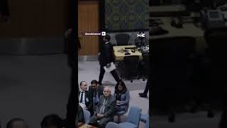 Diplomats walk out during Israeli ambassador speech at the UN Security Council [upl. by Viridi450]