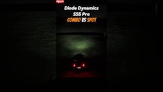 Diode Dynamics SS5 COMBO vs SPOT lens pattern diodedynamics offroadlights [upl. by Sorac708]