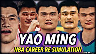 YAO MING’S NBA CAREER RESIMULATION  NO INJURIES UNSTOPPABLE 7’6” POWERHOUSE  NBA 2K20 [upl. by Ititrefen]