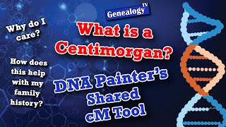 What is a Centimorgan How DNA Painter’s Shared cM Tool Can Help Genealogy Research [upl. by Yelehsa549]