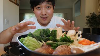 Cooking Chanko Nabe with Daboki  THE SUMO STEW [upl. by Airbmak]