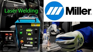 Hands On With The Miller OptX 2kW Laser Welder [upl. by Edalb]