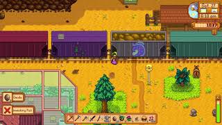 Looking for loot when the Train is passing by  Stardew Valley [upl. by Ocram]