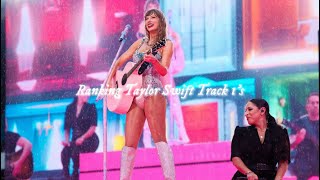 Ranking Taylor Swift’s Track One’s 🤍  swift ranked [upl. by Selinda]