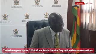 Zimbabwe gears up for 2024 Africa Public Service Day national commemorations [upl. by Enihsnus702]