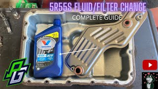 Ford 5R55S Transmission FluidFilter Replacement COMPLETE GUIDE  20022010 ExplorerMountaineer [upl. by Sumerlin466]