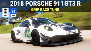 Forza Horizon 5  2018 Porsche 911 GT3 R FH5 Grip Race Build Tune amp Gameplay [upl. by Ximenes]