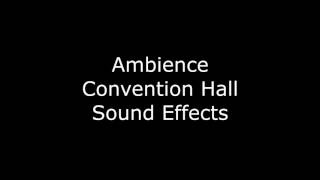 Ambience Convention Hall Sound Effects [upl. by Leizahaj]