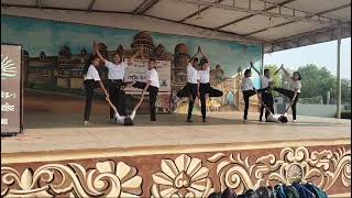 kvno1 students performance on 10th international yoga day [upl. by Layney]