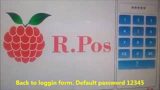 Raspberry POS installation Receipt printer and touchscreen RPOS [upl. by Kragh]