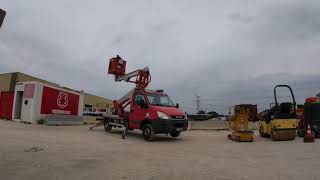 Used Multitel MX200Iveco 35S11  Used TruckMounted Boom Lift  equippocom  Used heavy equipment [upl. by Kirbee]