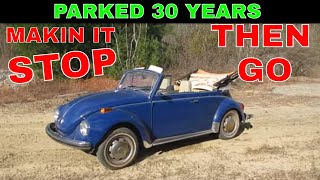 Old VW Beetle Gets 1st Drive after Being Revived [upl. by Thissa237]