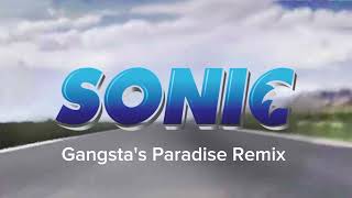 Sonic Movie CCXP 2018 Teaser Gangstas Paradise Remix [upl. by Dnar448]