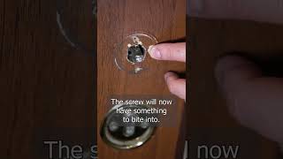 Loose door handle gets fixed [upl. by Lebyram]