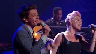 Pink feat Nate Ruess  Just Give Me a Reason 2013 live [upl. by Hnacogn442]