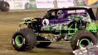 Grave Digger Nashville 2018  Monster Jam FULL FREESTYLE [upl. by Nagar]