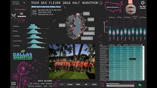 Visualizing Half Marathon Results  Tour Des Fleurs Running Performance Dashboard [upl. by Kennard]