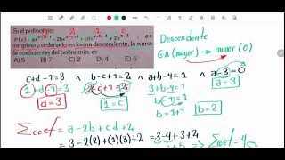 Resolución del examen de PRIMERA OPCION 2023 UNSAAC parte de Algebra [upl. by Enamrej283]