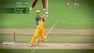 Gilchrist spewing after missing Waughs record [upl. by Annaitsirhc574]