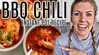 Dump and Go Instant Pot BBQ Chicken Chili [upl. by Raney]