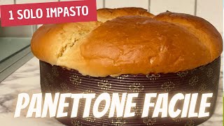 Panettone con lievito di birra ricetta facile con 1 solo impasto [upl. by Eikcim]